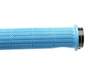 Marin Grizzly grips, cyan.
