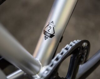 Marin Muirwoods RC bike frame detail.