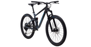 2021 Marin Rift Zone 27.5 1 front 3/4, black/charcoal.