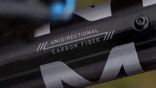 Marin unidirectional carbon fiber decal.
