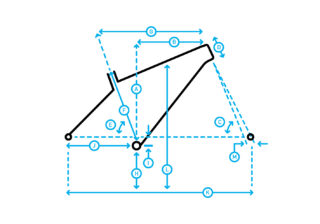 San Quentin 20" geometry diagram