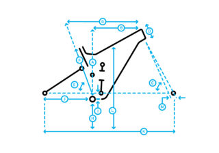 Alpine Trail E1 (EU version) geometry diagram