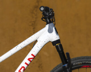 Profile view of the Marin Alcatraz showing handlebars and internal routing