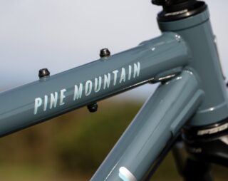 Pine Mountain frame detail, highlighting gear mounts.